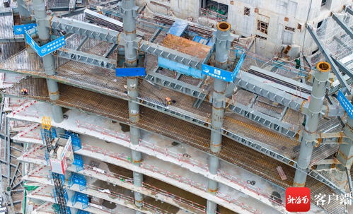 瞰海南丨海口江東中國石化自貿(mào)大廈項目加速推進，建筑施工服務(wù)再升級